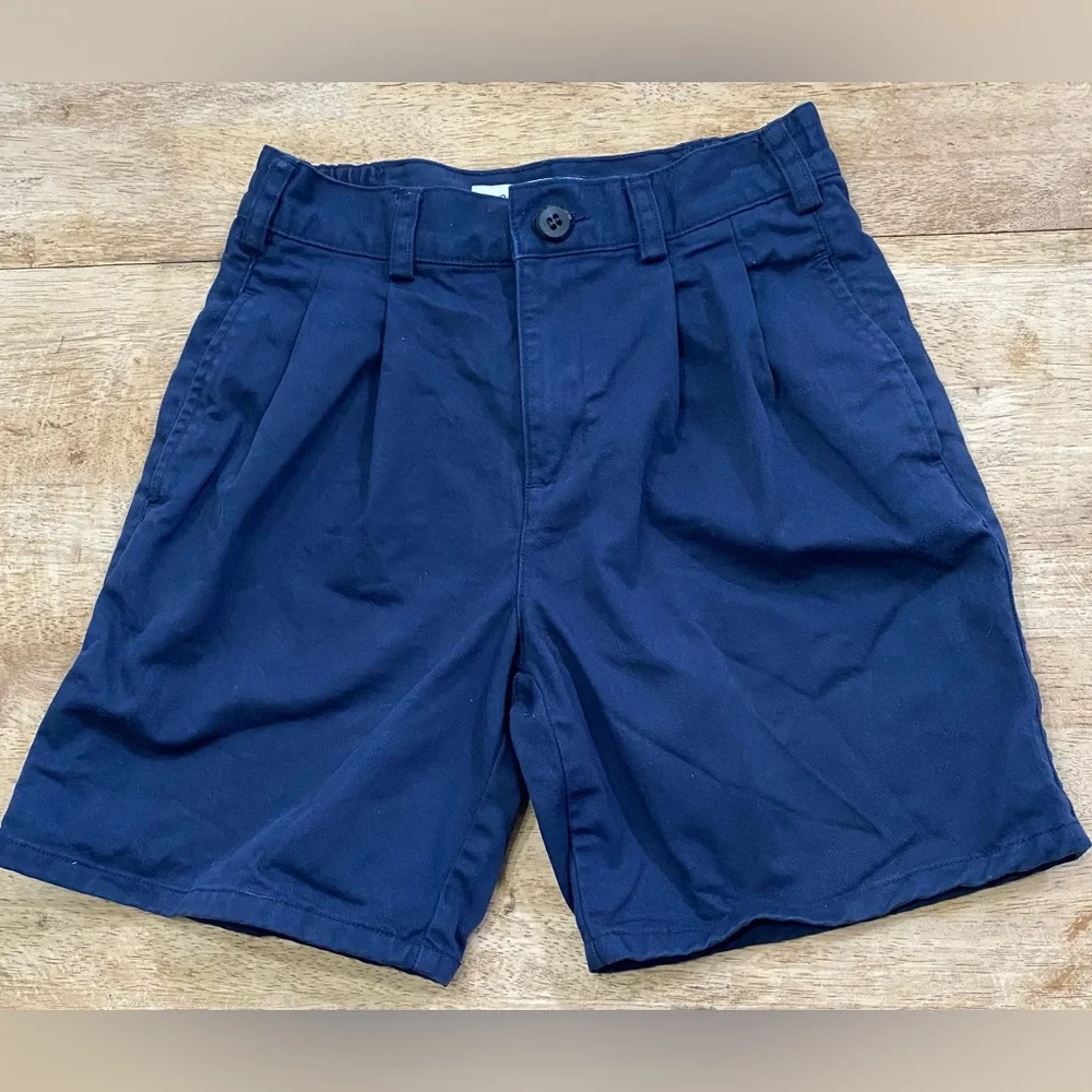 Vintage Gap Boy’s Sz‎ 7 Cotton Navy Chino Shorts